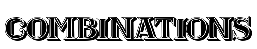 Combinations Font Image