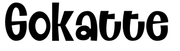 Gokatte Font Image