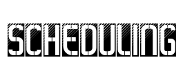 Scheduling Font Image