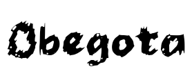 Obegota Font Image