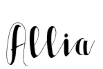 Allia Font Image