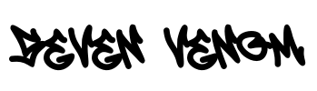 Seven Venom Font Image