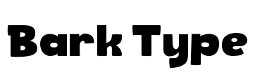 Bark Type Font Image