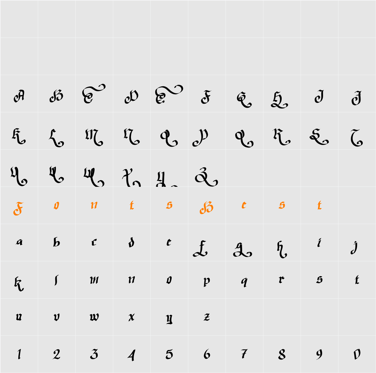 Christmas Delina Demo Character Map