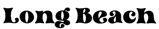 Long Beach Font Image