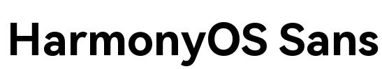 HarmonyOS Sans Font Image