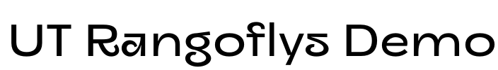 UT Rangoflys Demo Font Image