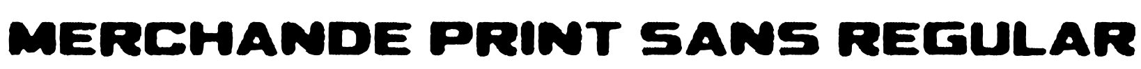 Merchande Print Sans Regular Font Image