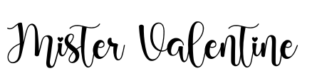 Mister Valentine Font Image