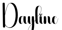 Dayline Font Image
