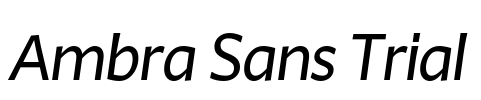 Ambra Sans Trial