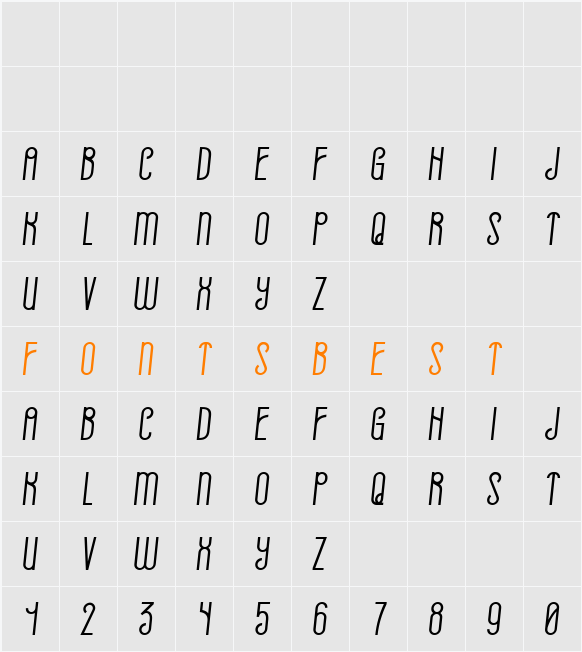 Already Character Map