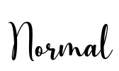 Normal Font Image