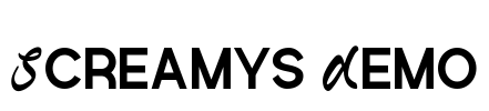 Screamys Demo Font Image