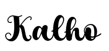 Kalho Font Image