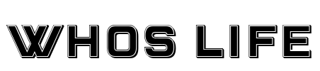 Whos Life Font Image
