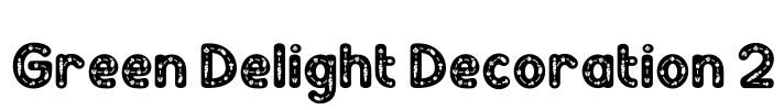 Green Delight Decoration 2 Font Image
