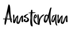 Amsterdam  Font Image