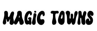 MAGIC TOWNS Font Image