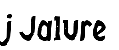 j Jalure Font Image