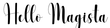 Hello Magista Font Image