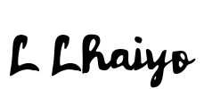 L Lhaiyo Font Image