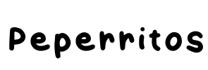 Peperritos Font Image