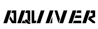 AQUIVER Font Image