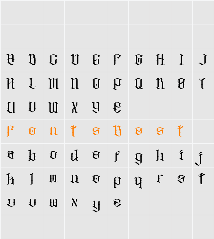 Smorens DEMO Character Map