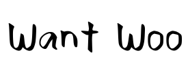 Want Woo Font Image