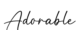 Adorable Font Image