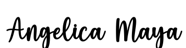 Angelica Maya Font Image