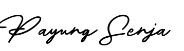 Payung Senja Font Image