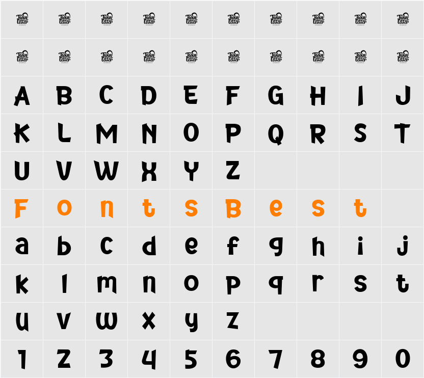 ZEKILO Trial Character Map