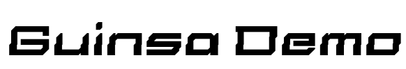 Guinsa Demo Font Image