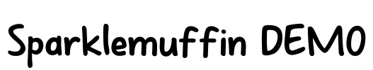 Sparklemuffin DEMO Font Image