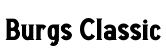 Burgs Classic Font Image