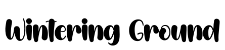 Wintering Ground Font Image