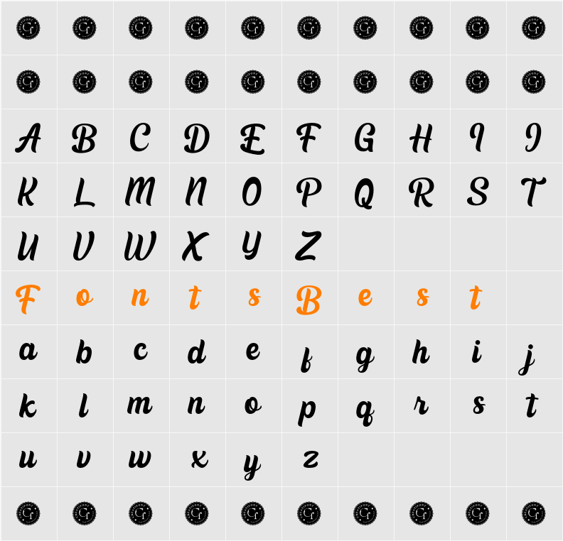 CF Rogade Demo Character Map