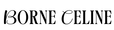 Borne Celine Font Image