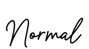 Normal Font Image
