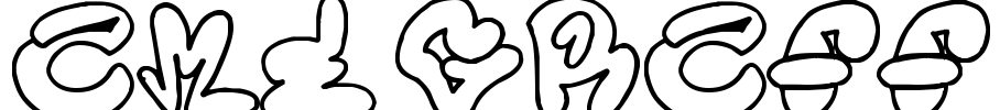 ame graff Font Image