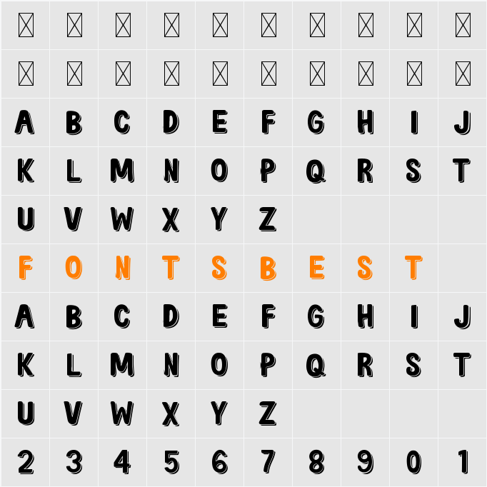 FLAWFULL Character Map