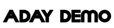 Aday Demo Font Image