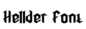 Hellder Font Font Image
