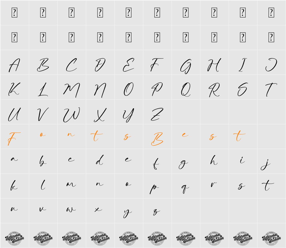 Autumn Silent DEMO VERSION Character Map