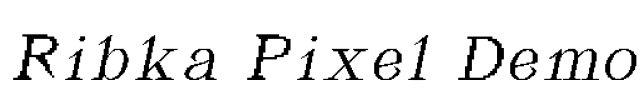 Ribka Pixel Demo