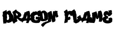 Dragon Flame Font Image