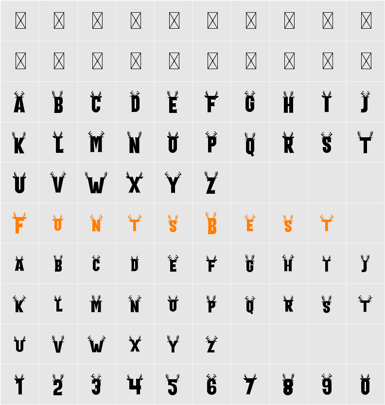 Holiday Harmony Deer Character Map