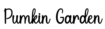 Pumkin Garden Font Image